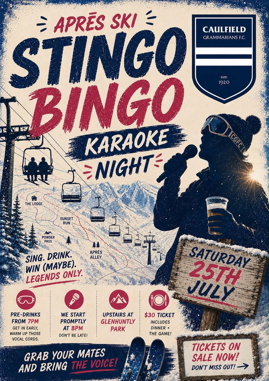 STINGO BINGO: APRÈS SKI EDITION